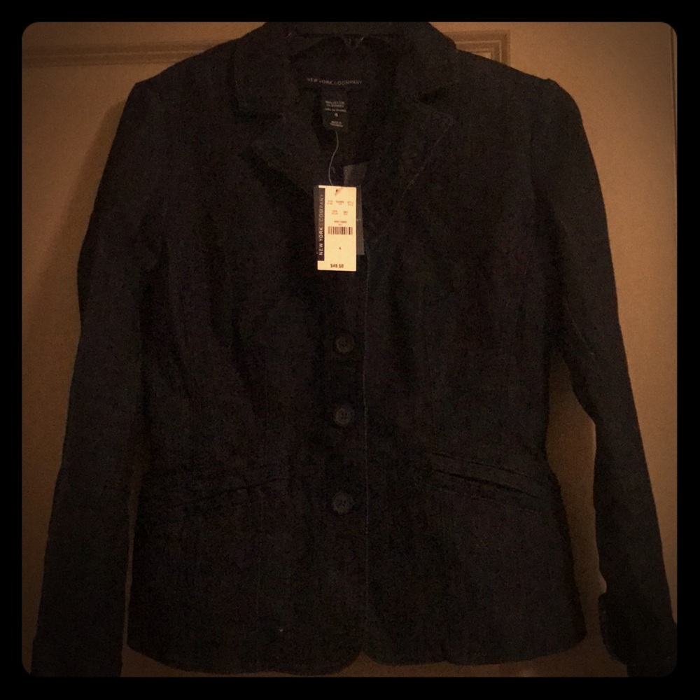 NWT Denim New York & Company Jean Jacket-Size 4
